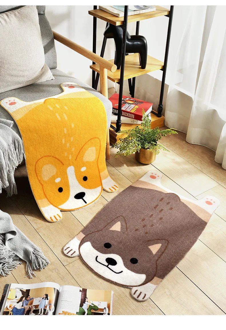  Pawprints animal mat made of fabric - non -slip & cute for every living area-6
