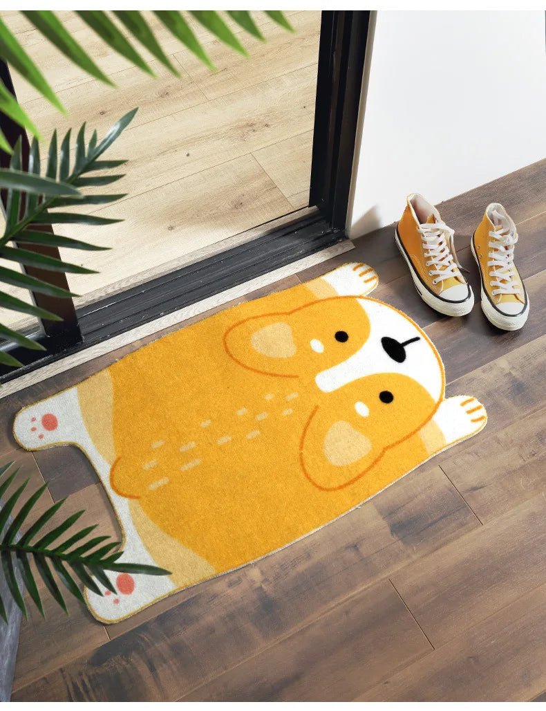  Pawprints animal mat made of fabric - non -slip & cute for every living area-5