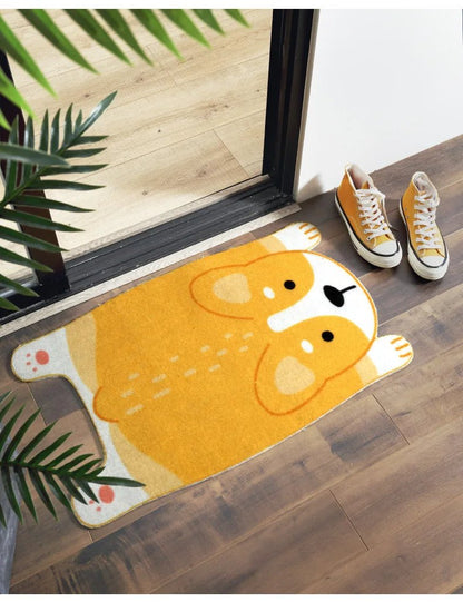  Pawprints animal mat made of fabric - non -slip & cute for every living area-5