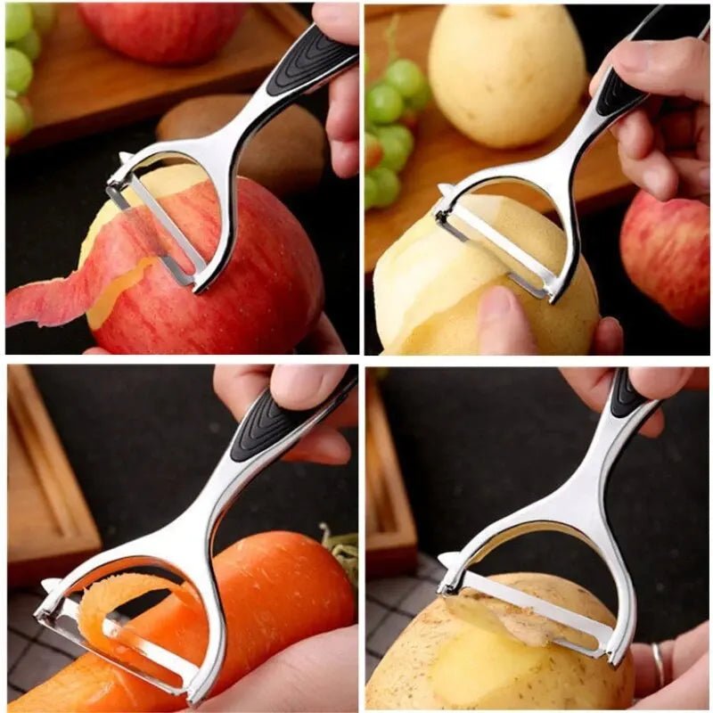 PeelPro – Ergonomische roestvrijstalen groenteschiller voor fruit en groenten