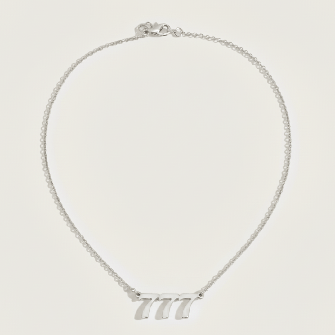 Gepersonaliseerde Engelengetal Ketting - Aanpasbare Metaalopties