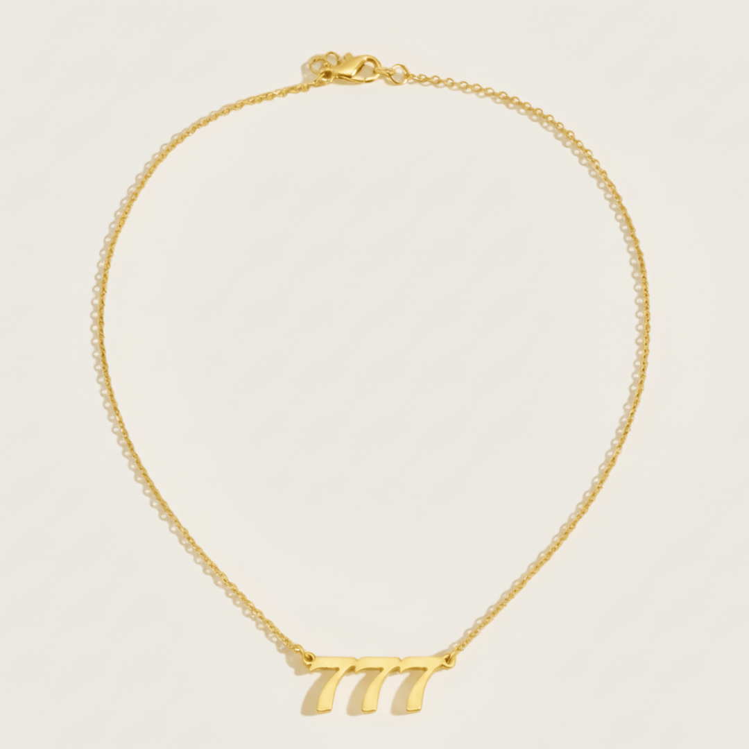 Gepersonaliseerde Engelengetal Ketting - Aanpasbare Metaalopties