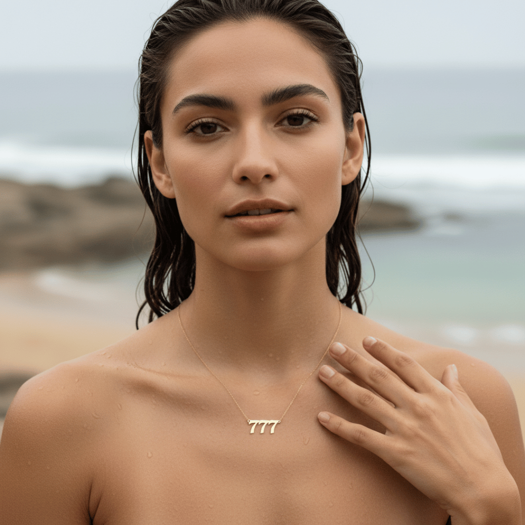 Gepersonaliseerde Engelengetal Ketting - Aanpasbare Metaalopties