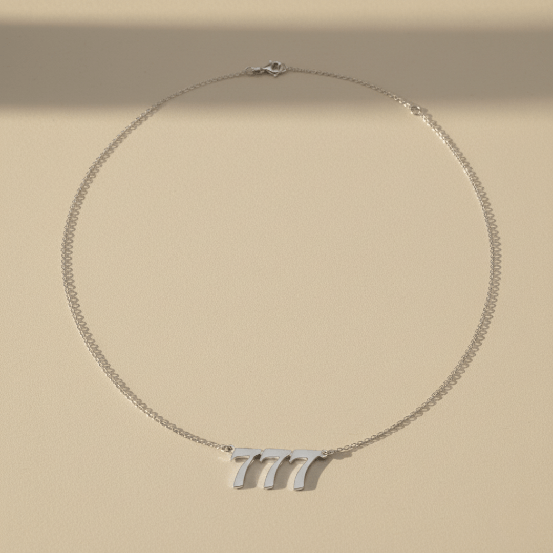 Gepersonaliseerde Engelengetal Ketting - Aanpasbare Metaalopties