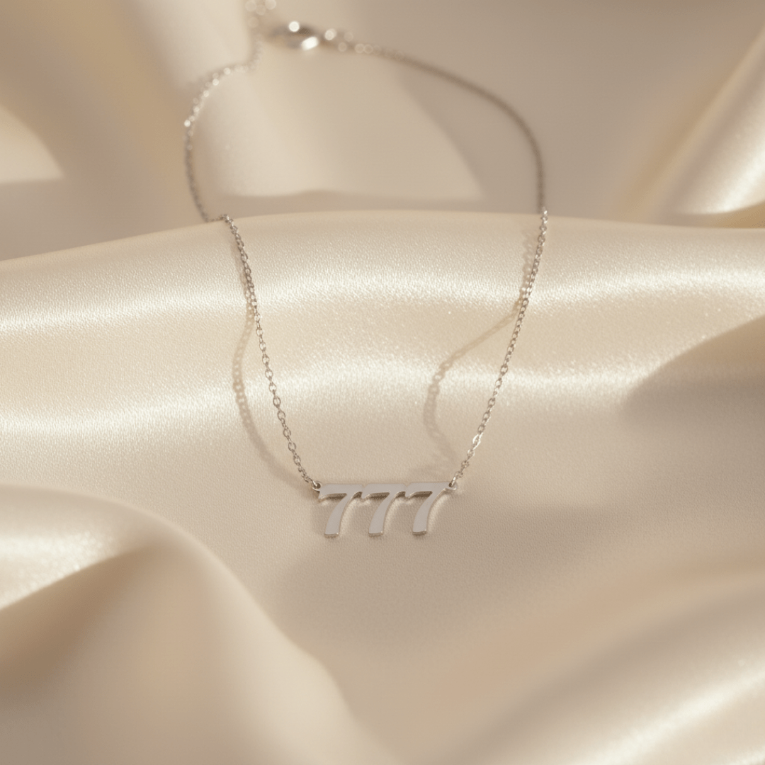 Gepersonaliseerde Engelengetal Ketting - Aanpasbare Metaalopties