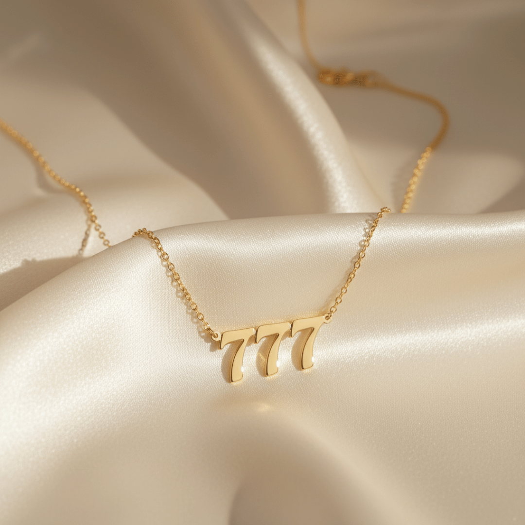 Gepersonaliseerde Engelengetal Ketting - Aanpasbare Metaalopties