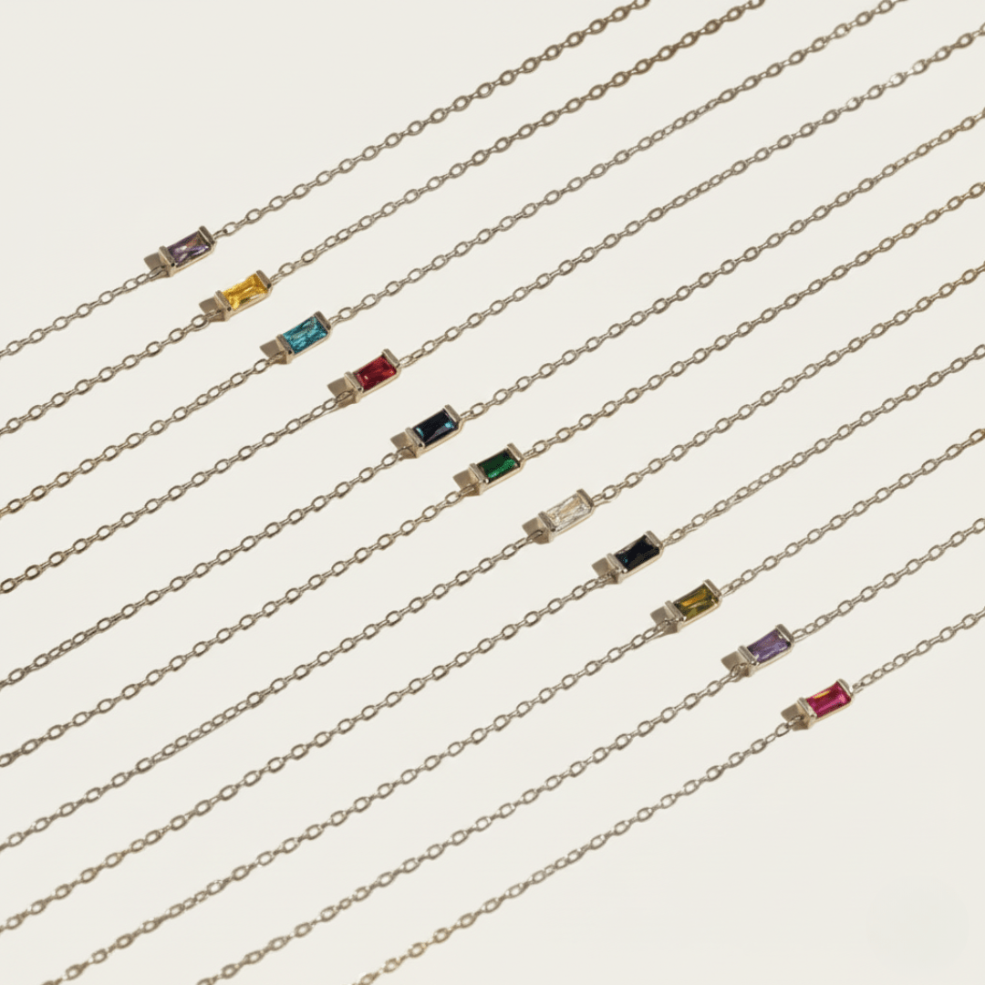 Pulsera de piedra natal Memoria de Mareas Doradas