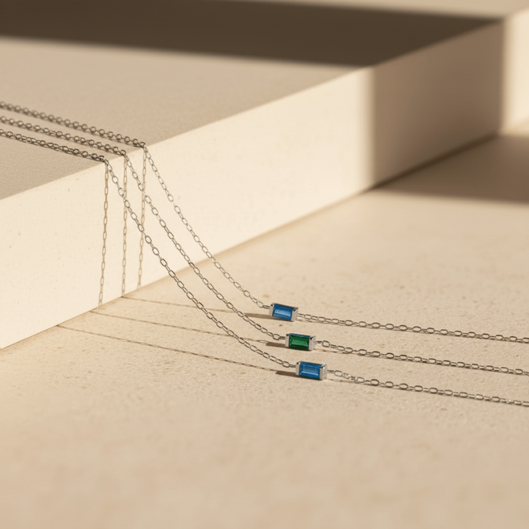 Pulsera de piedra natal Memoria de Mareas Doradas