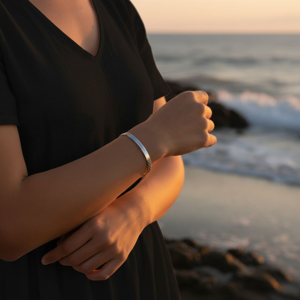 Seaside Marker Engraveable ID Bracelet