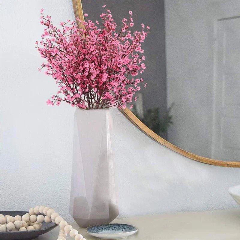 PETALISSE – Elegant Pink Cherry Blossom Artificial Flowers for Soft Decor