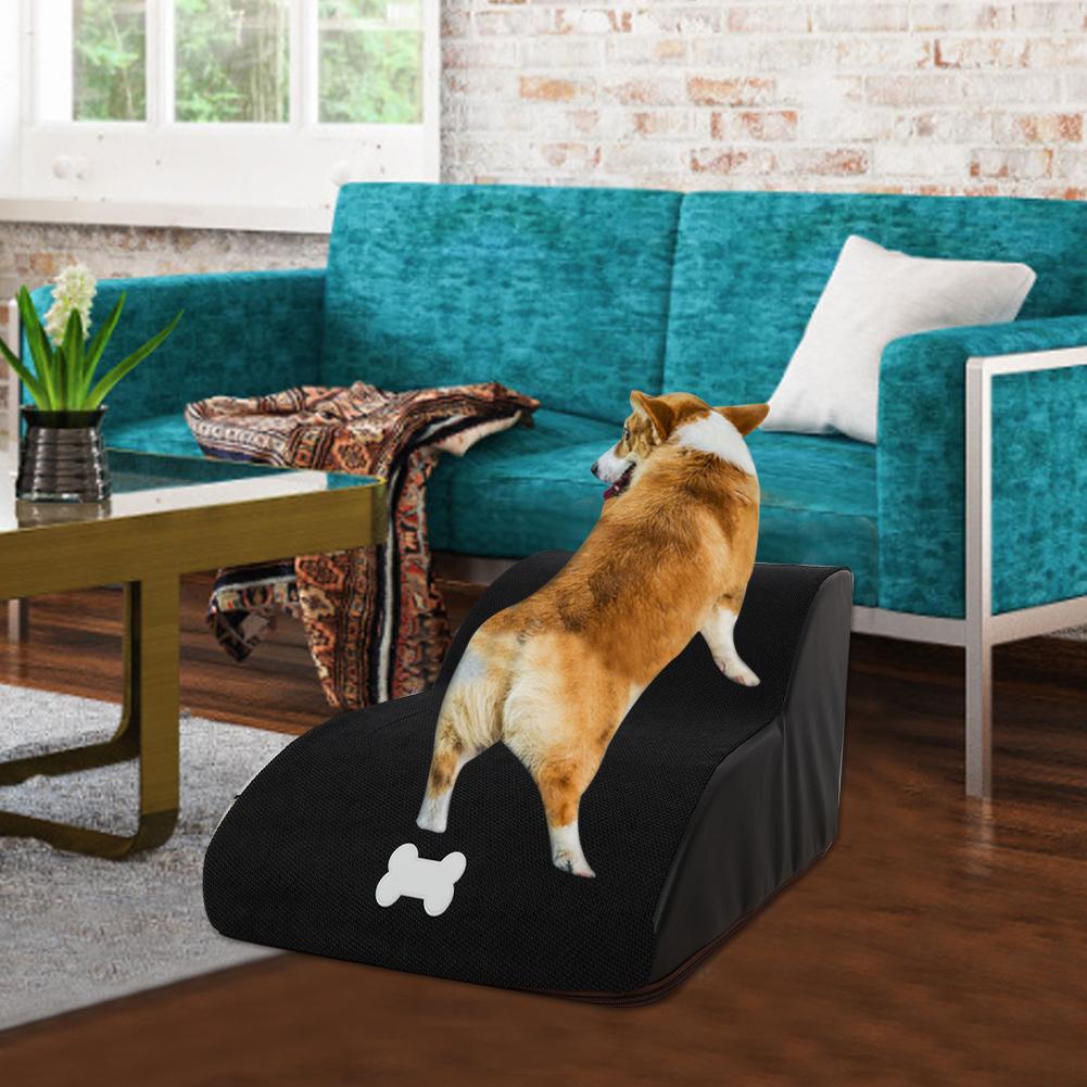Pet Helper - Comfortable Non-Slip Ramp for Small Dogs & Pets with High-Density Sponge 1