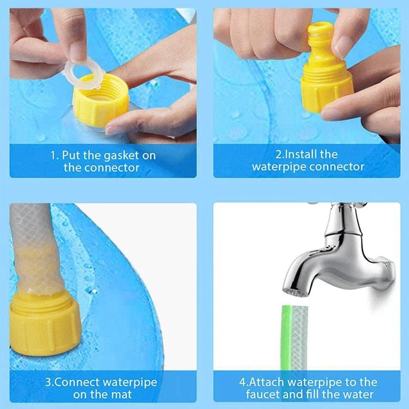  Petsplash Interactive Water Pad - refreshing & fun for hot summer days with your pet-5
