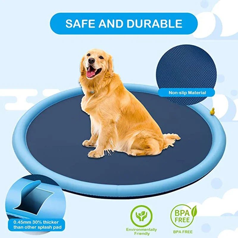  Petsplash Interactive Water Pad - refreshing & fun for hot summer days with your pet-4