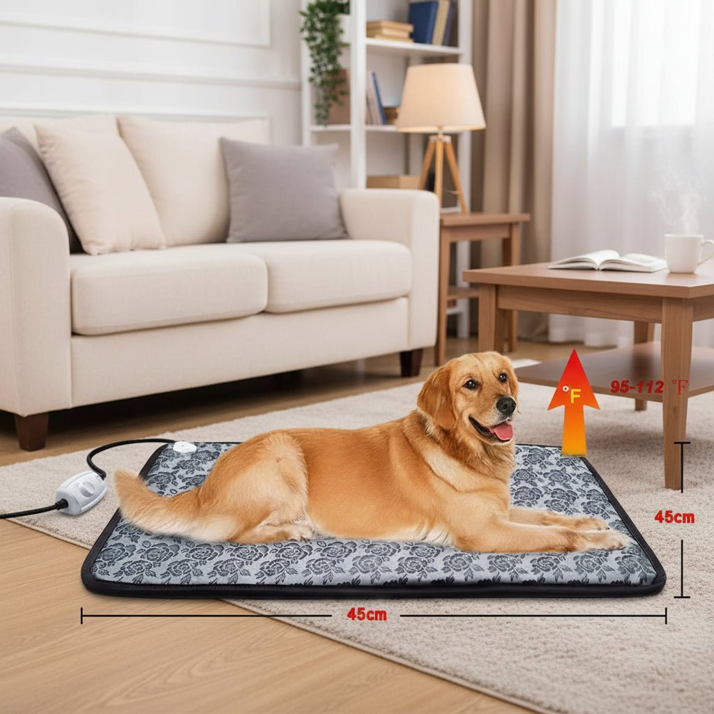 PawTherm Heated Pet Mat - Waterproof Design with Temperature Control & Safety Features 3