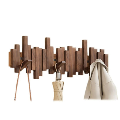 Pianohang Wall Rack- wall wardrobe made of walnut or beech wood in the piano design 0