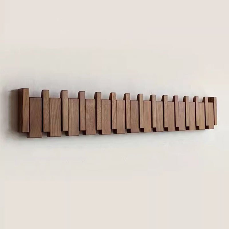 Pianowood - handmade wall wardrobe in the piano style made of walnut & beech 0