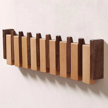 Pianowood - handmade wall wardrobe in the piano style made of walnut & beech 4