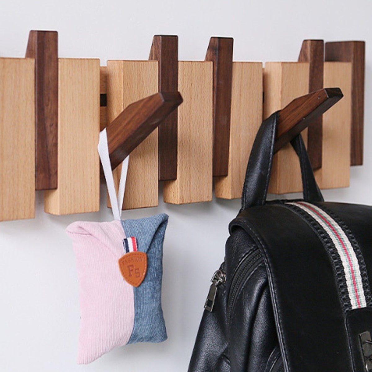 PianoLux Coat Stand – Handmade Storage Elegance for Stylish, Organized Living Spaces