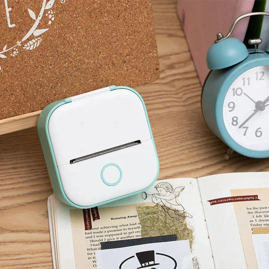 PrintAura Mini Zakformaat Printer | Draagbare inktloze thermische printer voor foto's, notities en documenten
