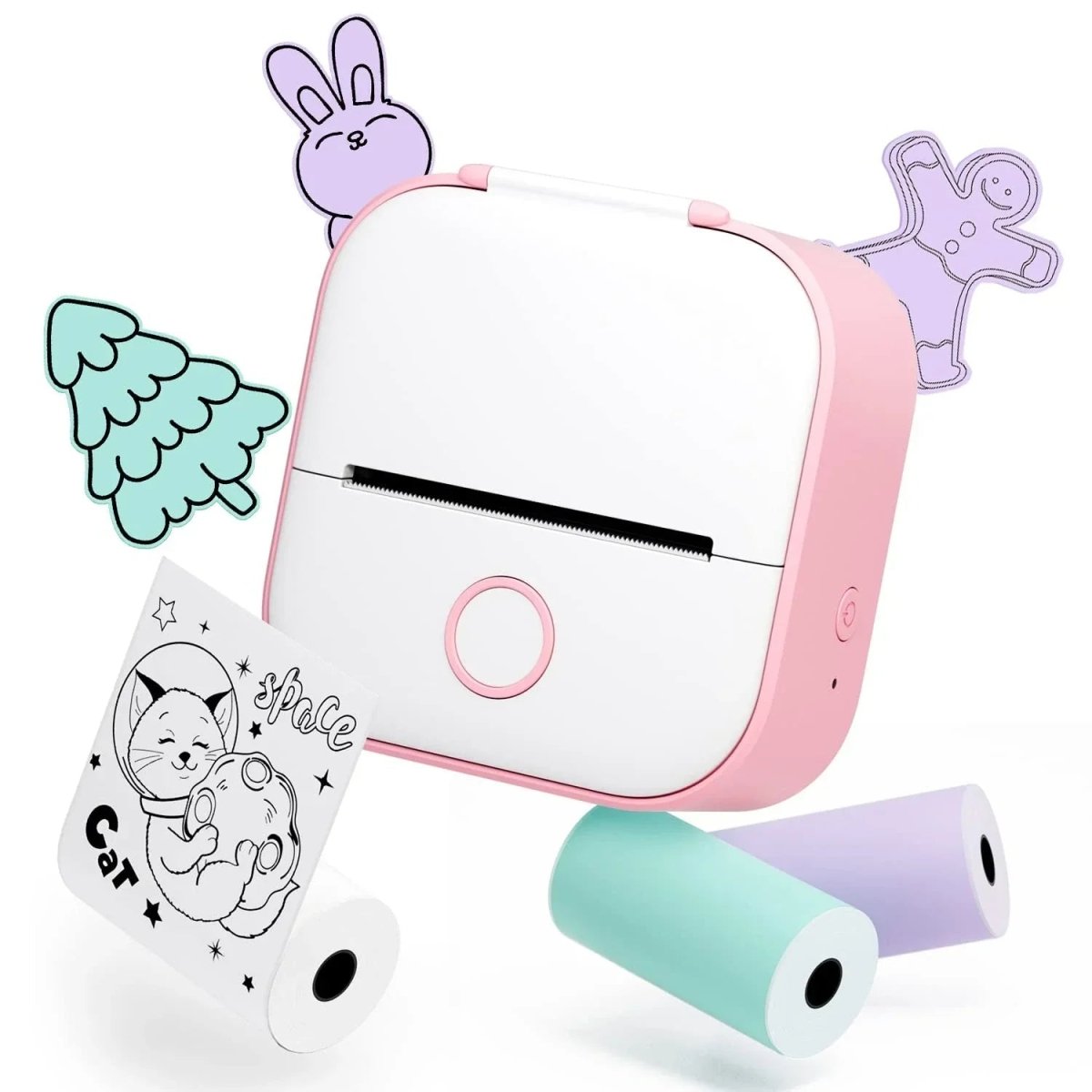 PrintAura Mini Zakformaat Printer | Draagbare inktloze thermische printer voor foto's, notities en documenten