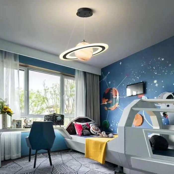 Led Planet Hanging Lamp-imaginative children's room lamp in planet design 1
