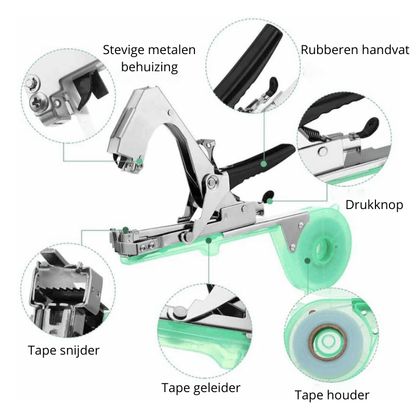 Durable Plant Support Tool Set with Binding Tape for Climbing Plants and Vegetables – Easy to Use, Weather Resistant-6