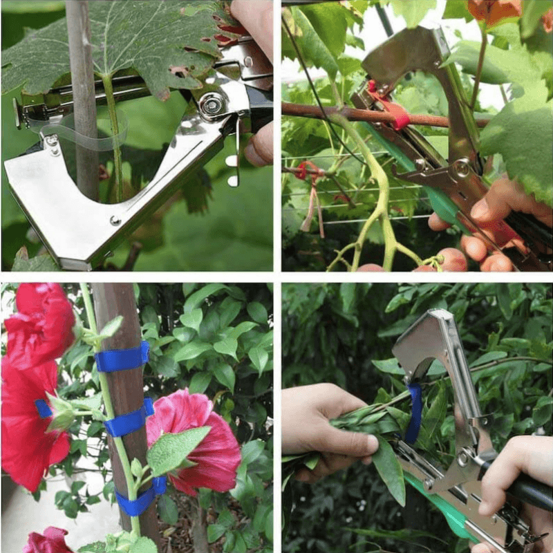 Durable Plant Support Tool Set with Binding Tape for Climbing Plants and Vegetables – Easy to Use, Weather Resistant-3