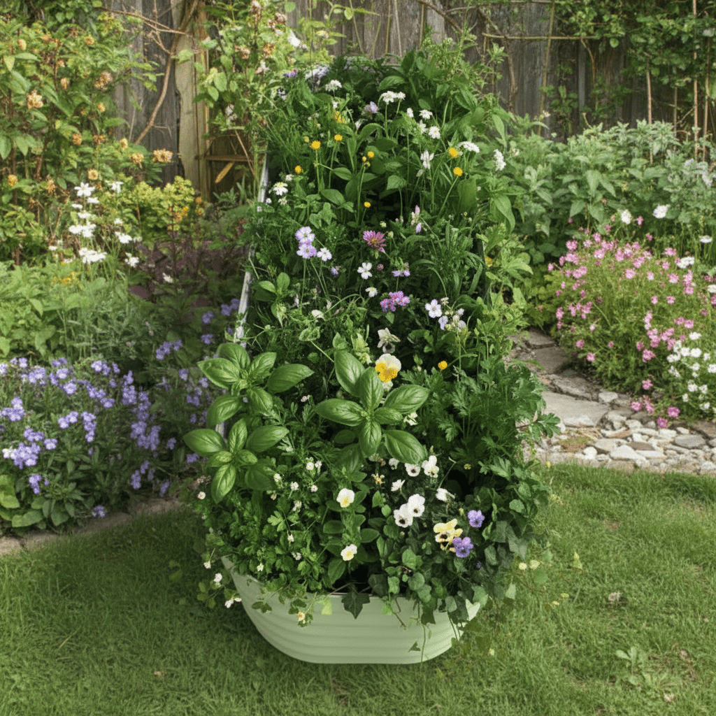 PLANTFORGE – Durable Oval Raised Garden Bed Made from Galvanised Steel