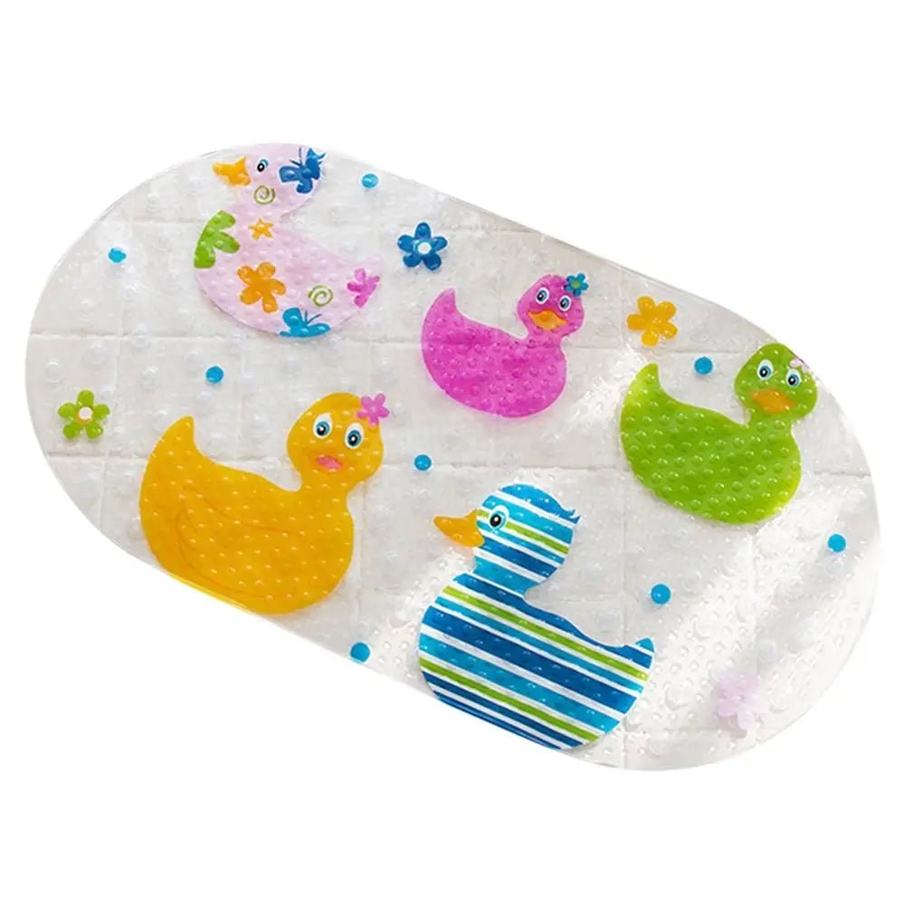 PLAYMATIX – Colorful Cartoon Anti-Slip PVC Bath Mat for Kids Safety 10