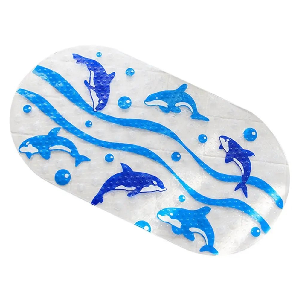 PLAYMATIX – Colorful Cartoon Anti-Slip PVC Bath Mat for Kids Safety 9