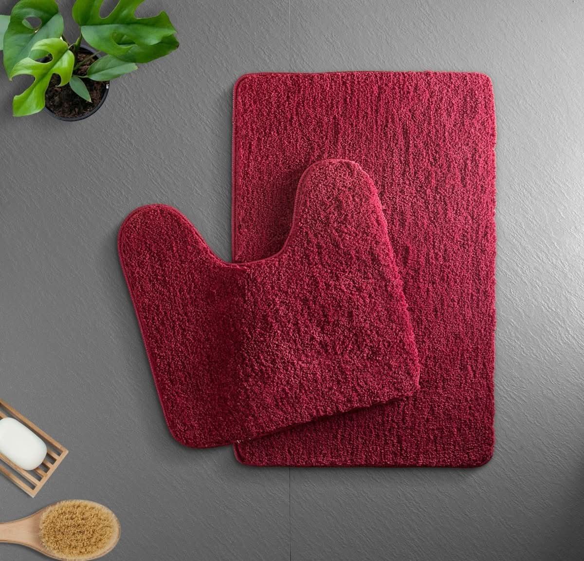 Tapete de Banho de Microfibra VeluSoft Plush | Tapete de Casa de Banho Antiderrapante e de Absorção Rápida para Conforto e Segurança