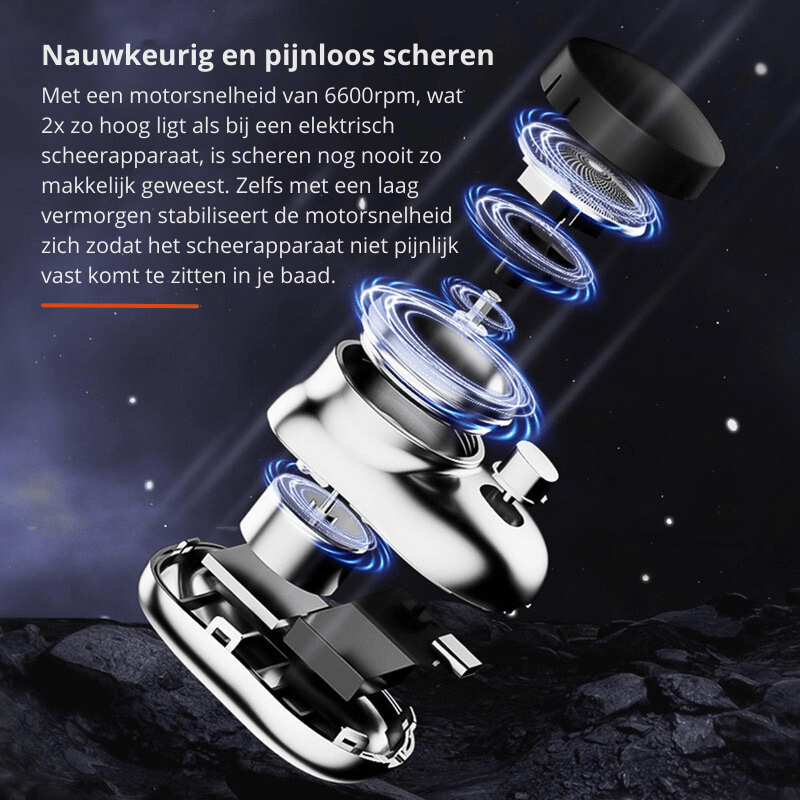  Pockshave - compact waterproof razor with USB -C connection for travel-4