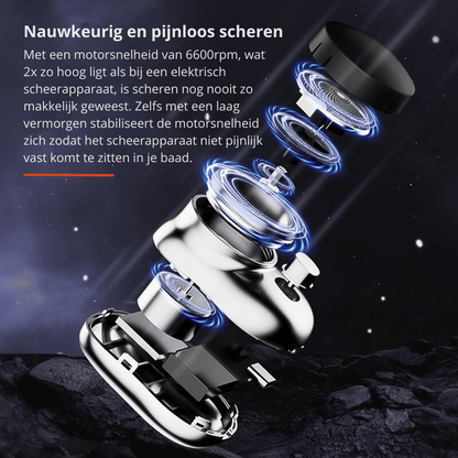  Pockshave - compact waterproof razor with USB -C connection for travel-4
