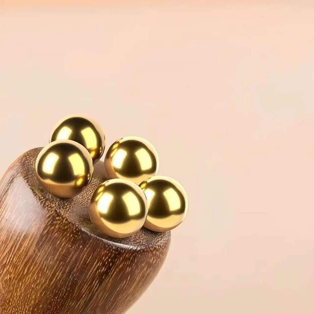 PODLIFT – Seedpod Gua Sha Massager Brass & Rosewood Facial Lifting Tool 6