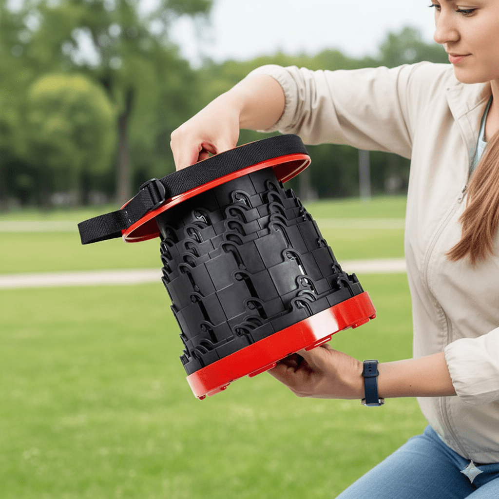 PORTABENCH – Telescopic Folding Stool for Indoor & Outdoor Comfort