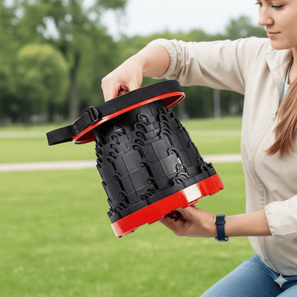 PORTABENCH – Uitschuifbare Opvouwbare Kruk voor Comfort Binnen en Buiten
