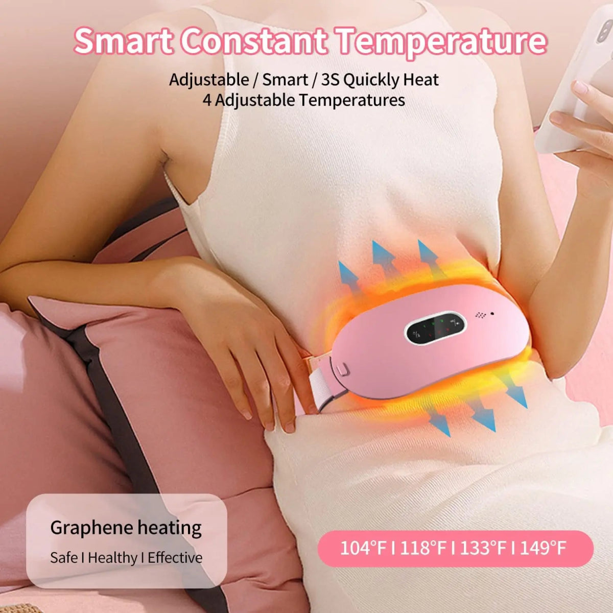  Relaxense - portable heating pillow with massage function for menstrual cramps-5