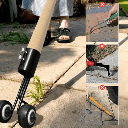 Portable Weed Remover Tool for Tight Spaces – Black Iron Design for Effortless Weeding-5