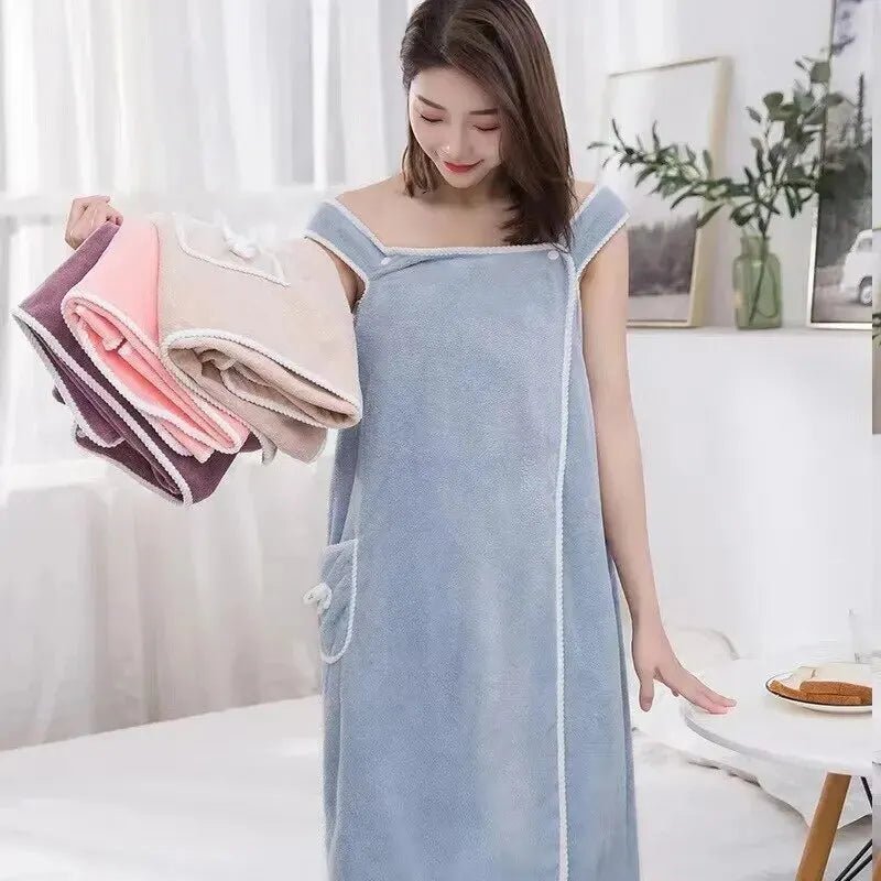  Portable Women's Bath Towel - quickly drying & stylish for the beach and spa-5