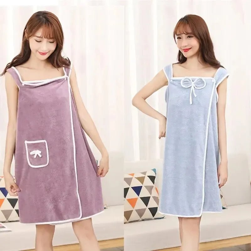  Portable Women's Bath Towel - quickly drying & stylish for the beach and spa-3