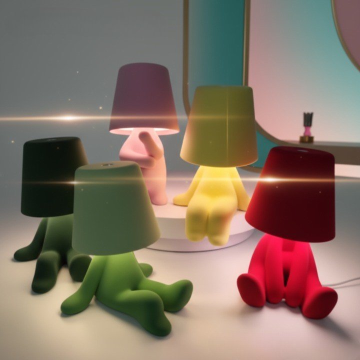 FIGURAY – Creative LED Desk Lamp Unique Human-Shaped Design for Table Lighting 2