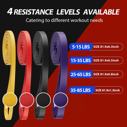  Power band - resistance tires made of latex for strength training and flexibility-6