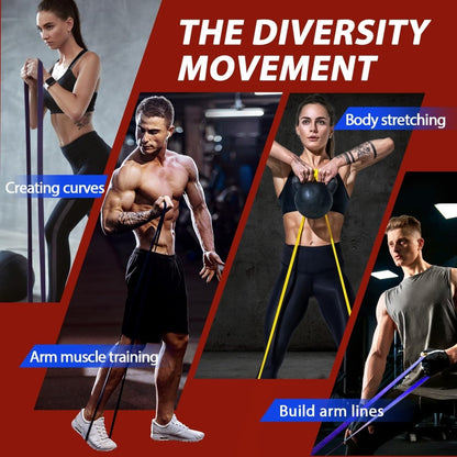  Power band - resistance tires made of latex for strength training and flexibility-4