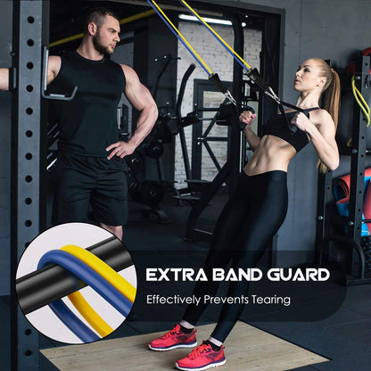  Power grip resistance tires with adjustable resistance & ergonomic handles-5