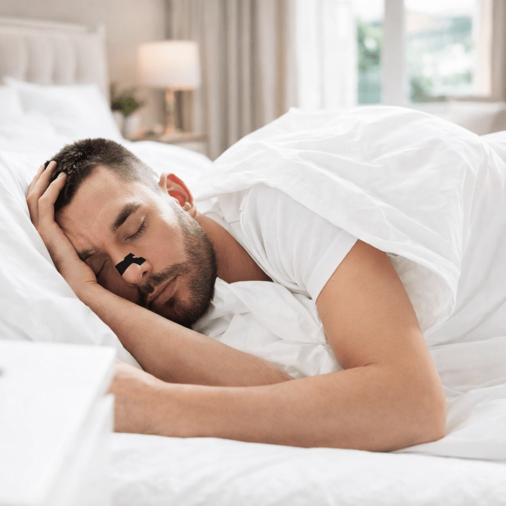 NIGHTBREATHE – Enhanced Adhesion Nasal Strips for Comfortable Breathing 1