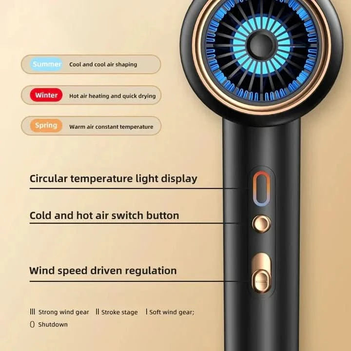  Power glass hair dryer 2400W-ion technology & stylish design for every hair-5