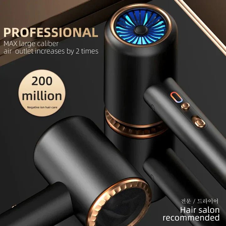  Power glass hair dryer 2400W-ion technology & stylish design for every hair-4