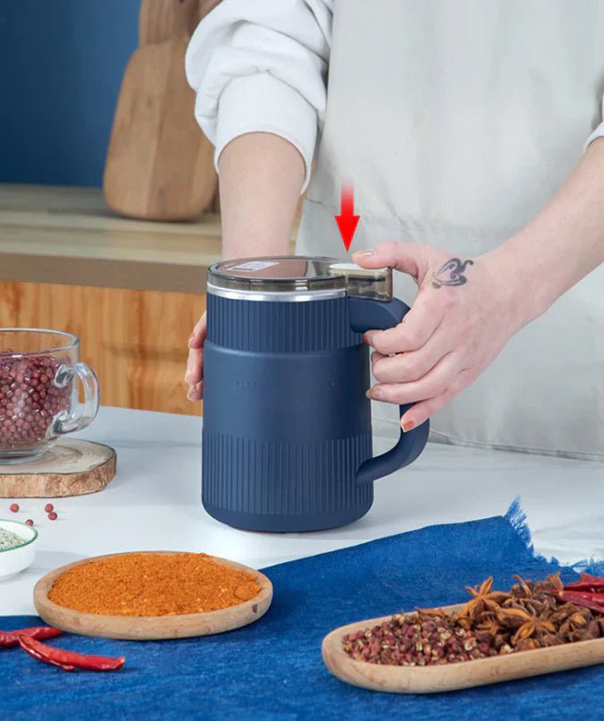 POWERGRAIN – Moulin à grains électrique compact pour farine fraîche à la maison