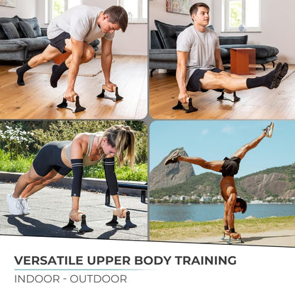  Ergonomic wooden push parallets with anti-slip floor for safe training-6