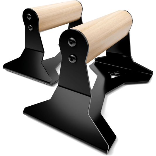  Ergonomic wooden push parallets with anti-slip floor for safe training-1